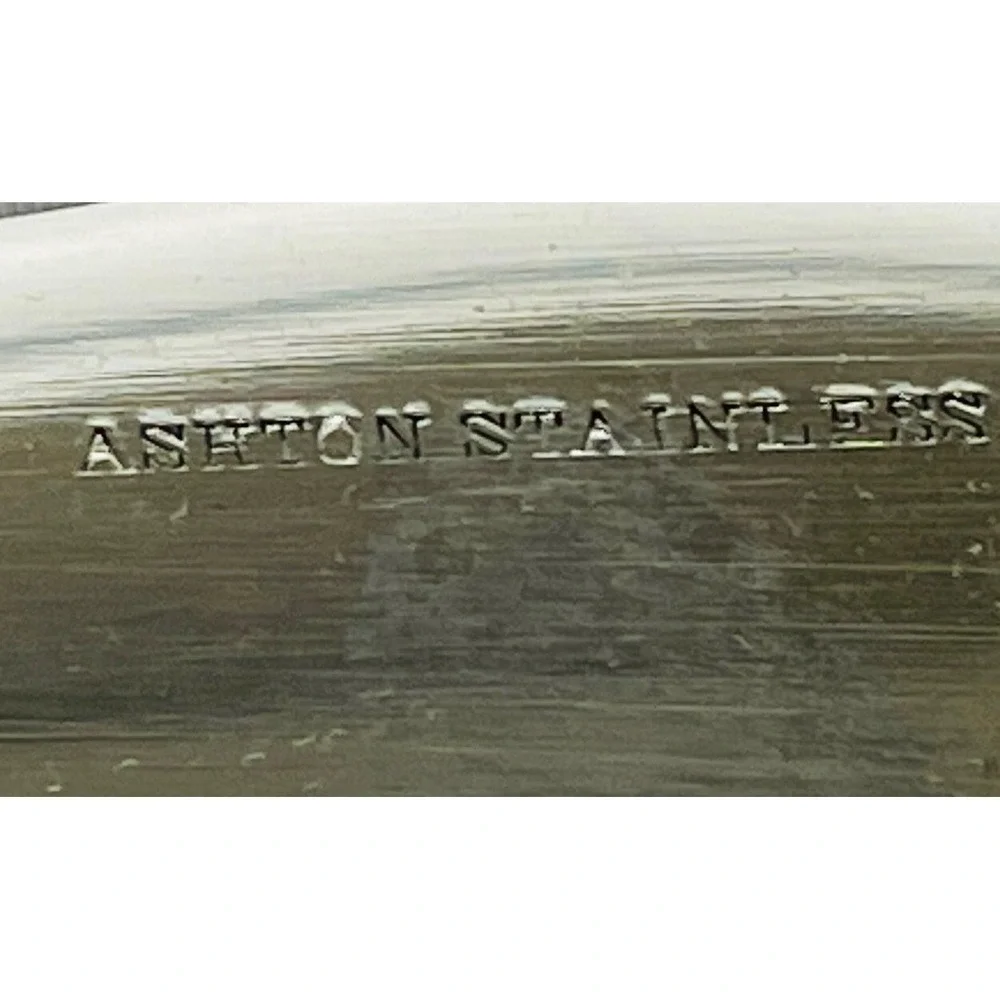 Vintage Ashton Stainless Steel Serrated Edge Knife Set Of 6 Japan